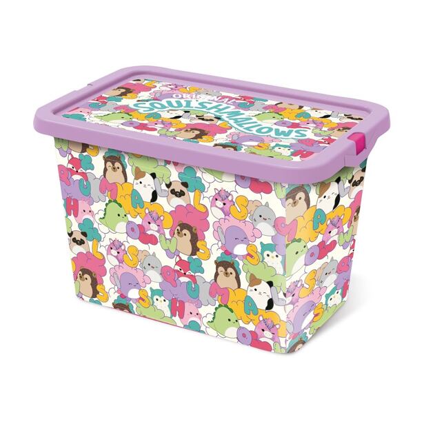 Squishmallows STOR úložný box s vekom - 7 L