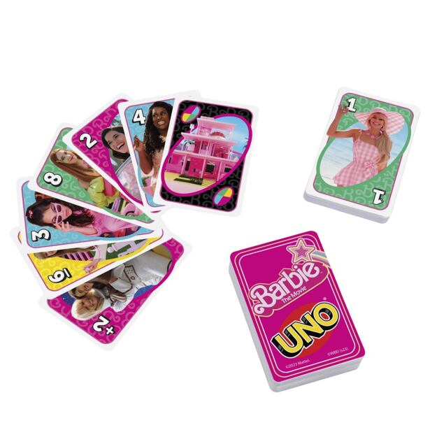 Mattel UNO FILMOVÁ BARBIA