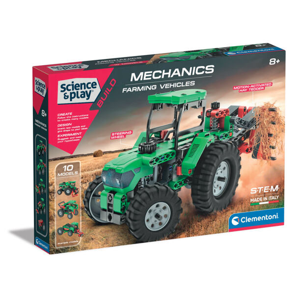 Clementoni Science & Play Traktor a zemědělská technika