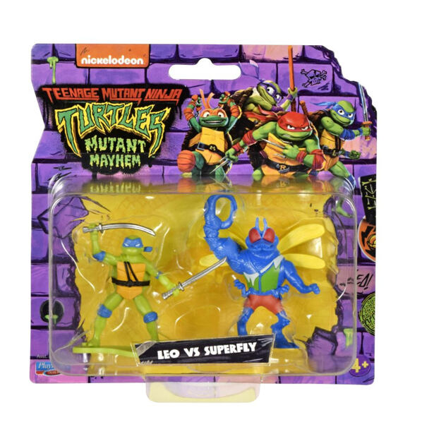 Orbico Teenage Mutant Ninja Turtles - Minifigurky želvy NINGA, 2 ks v balení, Leo vs Superfly