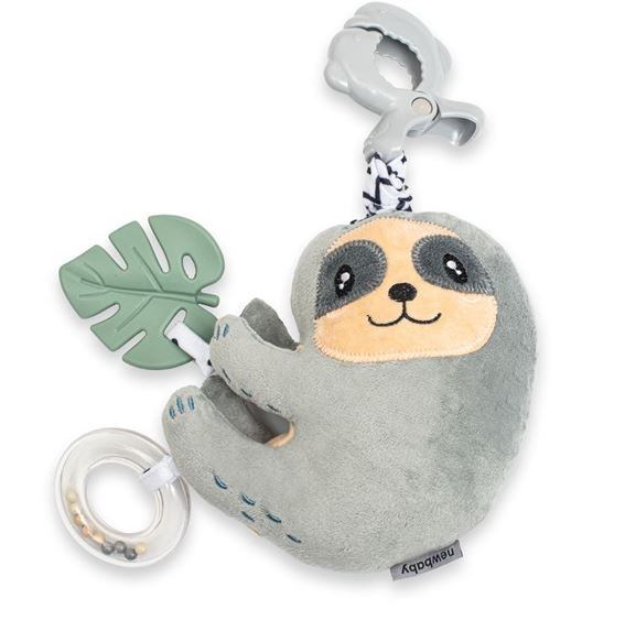 Edukační hrající plyšová hračka s klipem New Baby Sloth