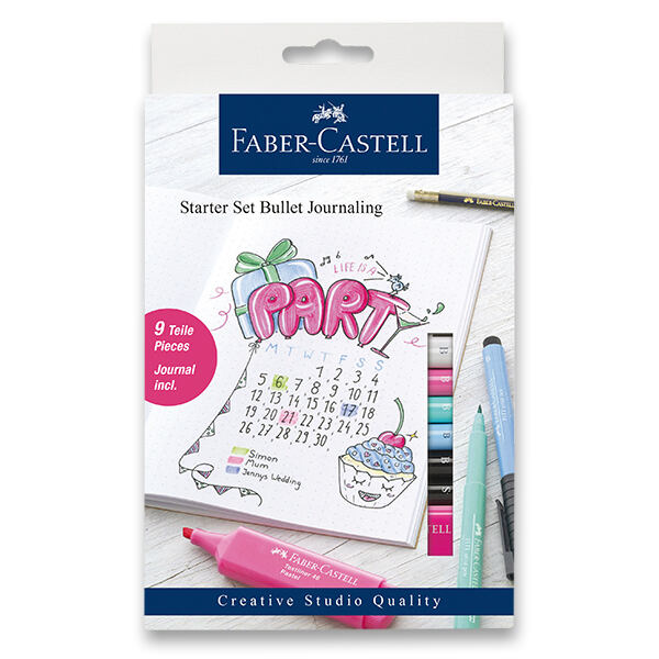 FABER-CASTELL Popisovače Faber- Castell Starter set Bullet Journaling 267125 9 ks