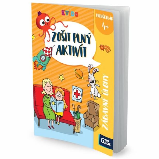 Albi Kvído Zošit plný aktivít 4+ SK