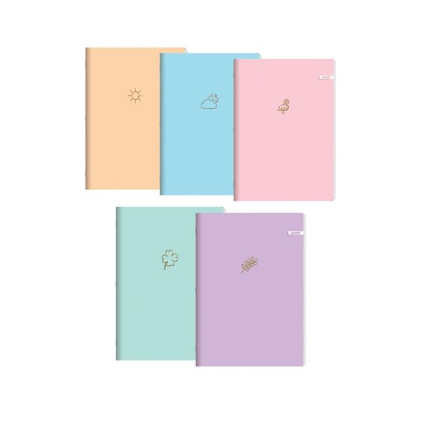 Zošit 544 exclusive soft pastel, viac farieb