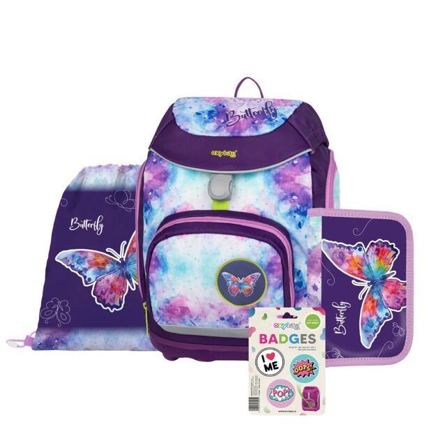 Oxybag Set 4dielny -  OXY Sherpy Motýľ