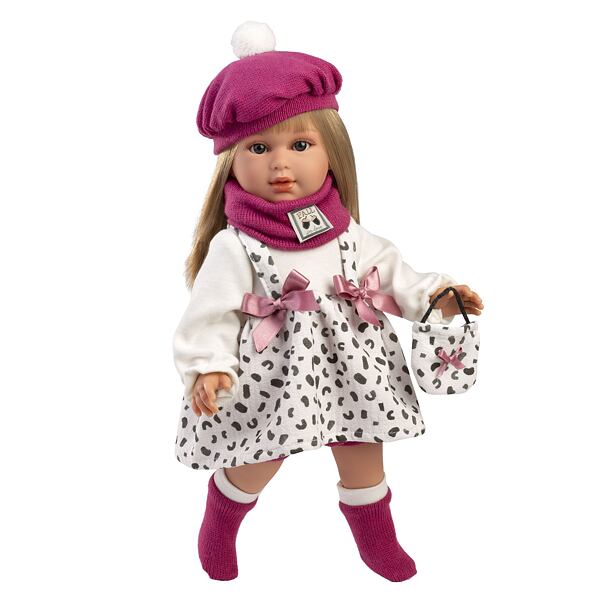 Llorens 54050 CARLA realistická bábika s mäkkým látkovým telom 40 cm