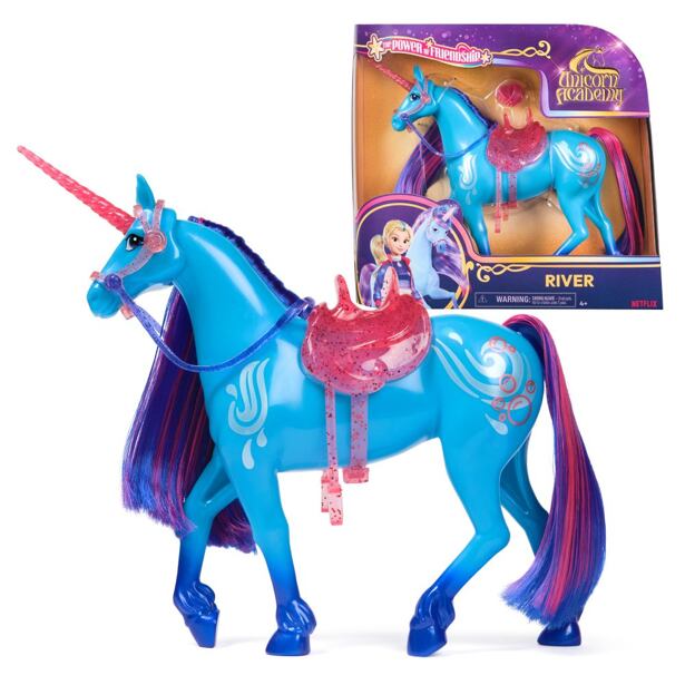 Spin Master Unicorn Academy Česací jednorožec 24 cm River