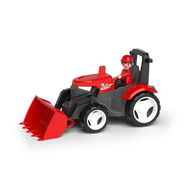 Efko Igráček ECO MultiGO Červený traktor Zetor s radlicou, figúrka Igráček