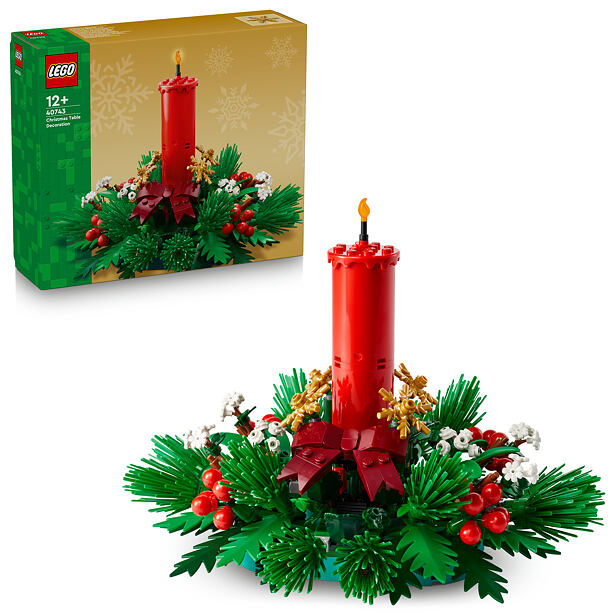 LEGO® Iconic 40743 Vianočná dekorácia na stôl