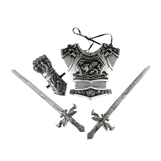 Rappa Knights Set mit silbernen Schwertern