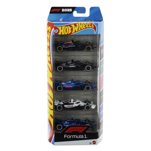 Carte Hot Wheels în engleză, 5 bucăți - Formula 1