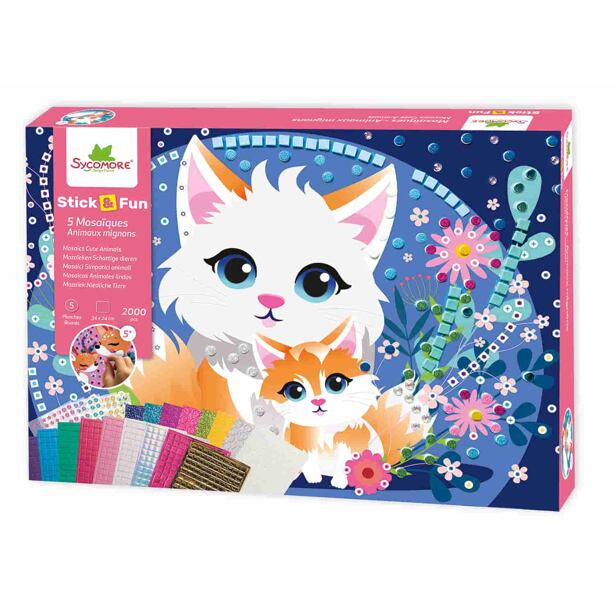 Sycomore Stick & Fun XL mozaika - roztomilé zvieratá