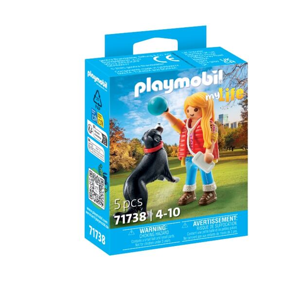 Playmobil Žena s bernským salašníckym psom