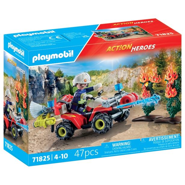 Playmobil Hasičská štvorkolka