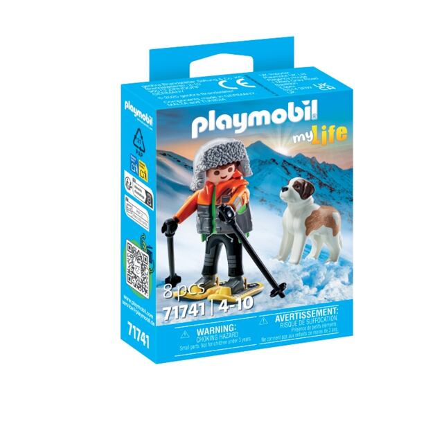 Playmobil Turista s bernardínom