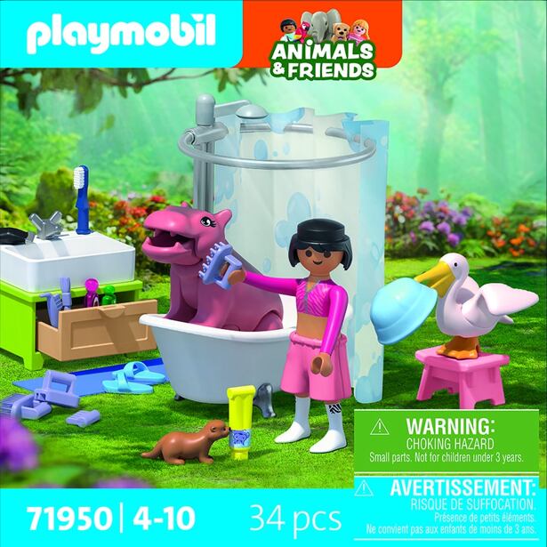 Playmobil Koupání zvířátek