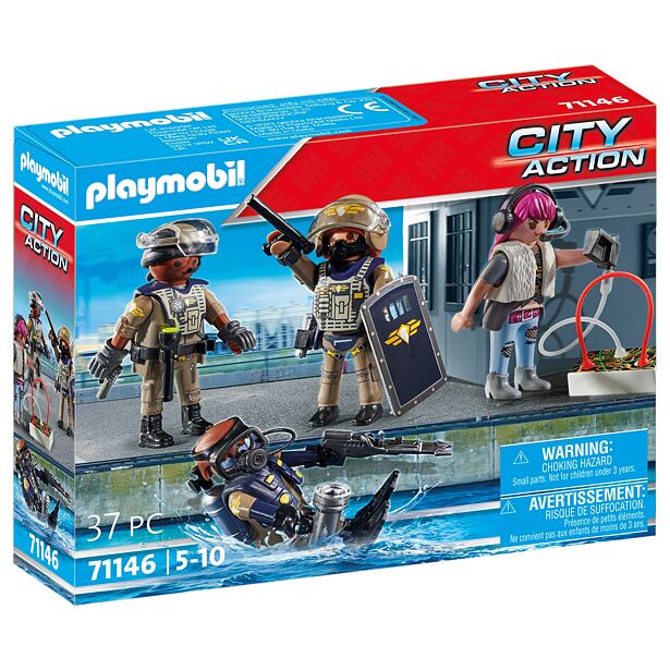Playmobil Sada figúrok špeciálnej jednotky