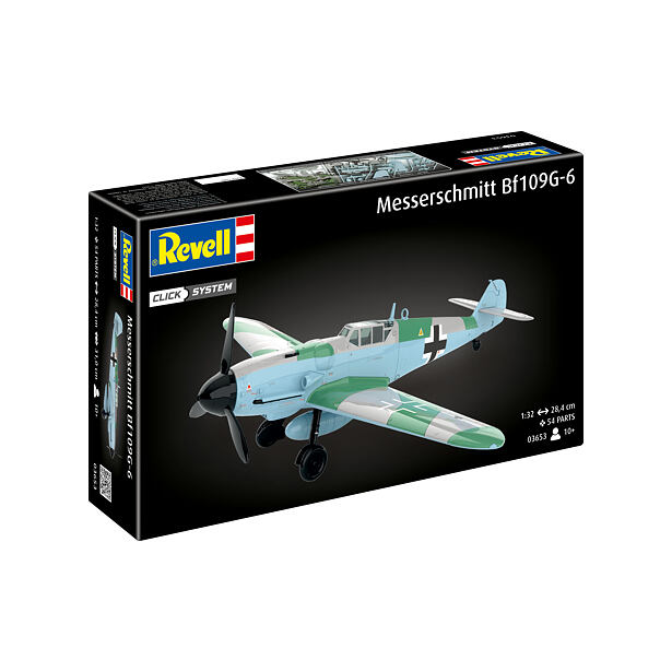 Revell EasyClick Lietadlo 03653 - Messerschmitt Bf109G-6 (1:32)