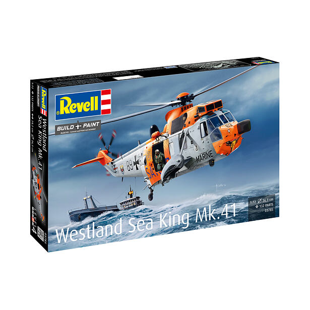 Revell Plastic ModelKit vrtulník 03785 - Westland Sea King Mk. 41 (1:72)