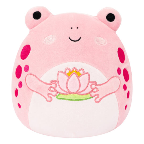 SQUISHMALLOWS Ružová žaba s leknom - Lonina