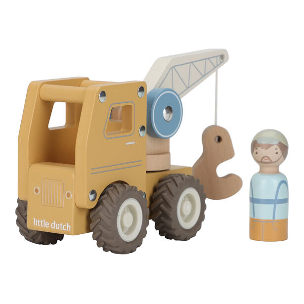 Little Dutch Autožeriav drevený