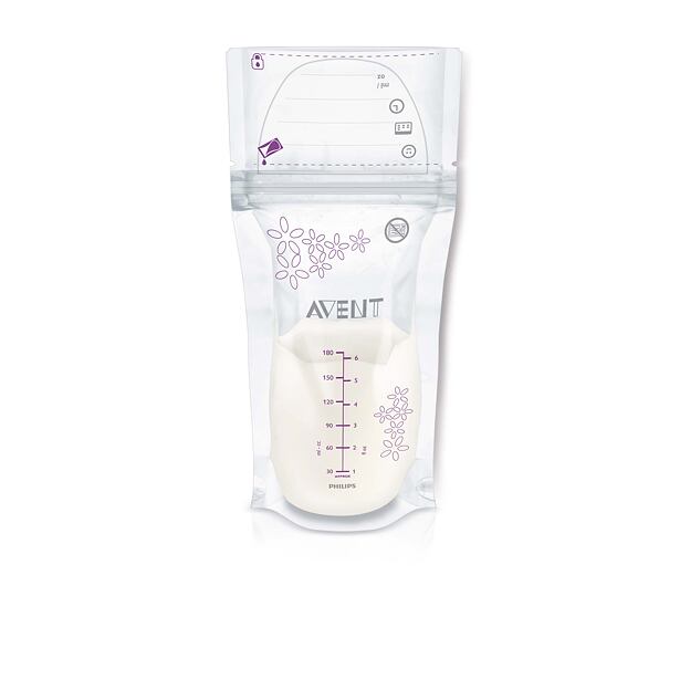 AVENT Vrecká na materské mlieko 180 ml 25 ks