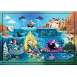 Clementoni Disney Mapa - Malá mořská víla Puzzle 1000 dílků