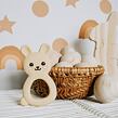 Jellystone Designs Hryzátko Zajačik, béžové