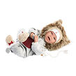 Llorens 74046 NEW BORN - realistická bábika bábätko so zvukmi a mäkkým látkovým telom - 42 cm