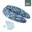Babymoov Multifunkční polštář B.LOVE BUNDLE Vegetal + náhradní potah Wind Blue