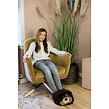 Cozy Noxxiez CS907-2 Tmavý pes - hřejivý plyšový pantofel