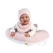 Llorens 74104 NEW BORN - realistická panenka miminko se zvuky a měkkým látkovým tělem - 42 cm