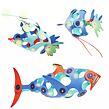 CLIXO Ocean Creatures - magnetická stavebnice 24 kusů