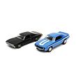 Jada Rýchlo a zbesilo Twin Pack Chevrolet Camaro 1969 a Dodge Charge Wide Body 1968, 1:32