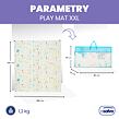 Asalvo Hracia podložka PLAY MAT XXL 200*180cm Animals-city