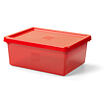 LEGO úložný box s organizérom - červený