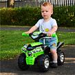 Dětské odrážedlo se zvukem Čtyřkolka Baby Mix zelená