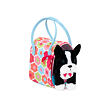 Pucci Pups Pejsek černý v kabelce Flower Print Glam Bag