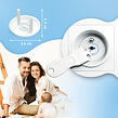 Sipo Schutzhüllen für Steckdosen, 12er-Set + 2 Schlüssel, WEISS