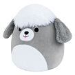 SQUISHMALLOWS Sivo-biely ovčiarsky pes - Arnold, 13 cm