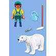 Playmobil Ľadový medveď a ošetrovateľ