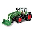 Bburago Farm Traktor na zotrvačník s prednou lyžicou 10 cm, viac druhov