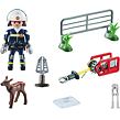 Playmobil Hasiči pri záchrane zvierat