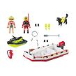 Playmobil Hasičský člun s vodním skútrem