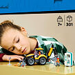 LEGO® City 60480 Žltý nakladač s rýpadlom