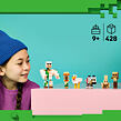 LEGO® Minecraft® 21592 Kurací džokej a útok v púšti