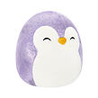 SQUISHMALLOWS Fialový tučniak - Elle, 13 cm