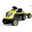 Smoby Šliapací traktor Farmer XL zelený s vozíkom