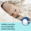 Canpol babies Fľaša so širokým hrdlom BONJOUR PARIS 120ml modrá
