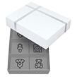Dooky Double Frame Handprint & Luxury Memory Box